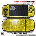 Stardust Yellow WraptorSkinz � Decal Style Skin fits Sony PSP Slim (PSP 2000)