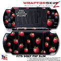 Strawberries on Black WraptorSkinz � Decal Style Skin fits Sony PSP Slim (PSP 2000)