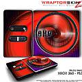 DJ Hero Skin Alecias Swirl 01 Red fit XBOX 360 and PS3 DJ Heros