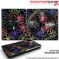 DJ Hero Skin Kearas Flowers on Black fits Nintendo Wii DJ Heros