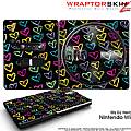 DJ Hero Skin Kearas Hearts on Black fits Nintendo Wii DJ Heros