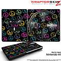 DJ Hero Skin Kearas Peace Signs on Black fits Nintendo Wii DJ Heros