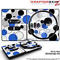 DJ Hero Skin Lots Of Dots Blue on White fits Nintendo Wii DJ Heros