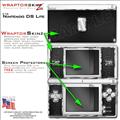 Nintendo DS Lite Skin Carbon Fiber and Chrome WraptorSkinz Skin Kit by TuneTattooz