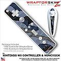 Wii Remote Controller (wiiMote) Skins Camouflage Blue - WraptorSkinz � by TuneTattooz �