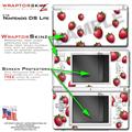 Nintendo DS Lite Skin Strawberries On White WraptorSkinz Skin Kit by TuneTattooz