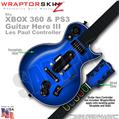 Colorburst Blue WraptorSkinz � Skin fits XBOX 360 & PS3 Guitar Hero III Les Paul Controller (GUITAR NOT INCLUDED)