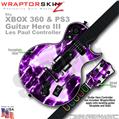 Radioactive Purple WraptorSkinz � Skin fits XBOX 360 & PS3 Guitar Hero III Les Paul Controller (GUITAR NOT INCLUDED)