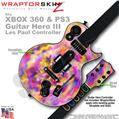 Tie Dye Pastel WraptorSkinz � Skin fits XBOX 360 & PS3 Guitar Hero III Les Paul Controller (GUITAR NOT INCLUDED)
