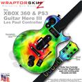 Tie Dye WraptorSkinz � Skin fits XBOX 360 & PS3 Guitar Hero III Les Paul Controller (GUITAR NOT INCLUDED)