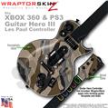 Camouflage Brown WraptorSkinz � Skin fits XBOX 360 & PS3 Guitar Hero III Les Paul Controller (GUITAR NOT INCLUDED)