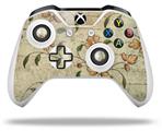 WraptorSkinz Decal Skin Wrap Set works with 2016 and newer XBOX One S / X Controller Flowers and Berries Orange (CONTROLLER NOT INCLUDED)
