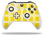 WraptorSkinz Decal Skin Wrap Set works with 2016 and newer XBOX One S / X Controller Squared Yellow (CONTROLLER NOT INCLUDED)
