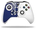 WraptorSkinz Decal Skin Wrap Set works with 2016 and newer XBOX One S / X Controller Ripped Colors Blue White (CONTROLLER NOT INCLUDED)
