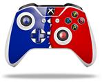 WraptorSkinz Decal Skin Wrap Set works with 2016 and newer XBOX One S / X Controller Ripped Colors Blue Red (CONTROLLER NOT INCLUDED)