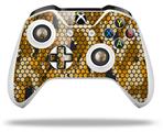 WraptorSkinz Decal Skin Wrap Set works with 2016 and newer XBOX One S / X Controller HEX Mesh Camo 01 Orange (CONTROLLER NOT INCLUDED)