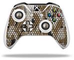 WraptorSkinz Decal Skin Wrap Set works with 2016 and newer XBOX One S / X Controller HEX Mesh Camo 01 Tan (CONTROLLER NOT INCLUDED)