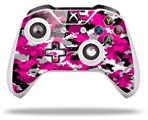 WraptorSkinz Decal Skin Wrap Set works with 2016 and newer XBOX One S / X Controller WraptorCamo Digital Camo Hot Pink (CONTROLLER NOT INCLUDED)
