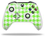 WraptorSkinz Decal Skin Wrap Set works with 2016 and newer XBOX One S / X Controller Houndstooth Neon Lime Green (CONTROLLER NOT INCLUDED)