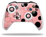 WraptorSkinz Decal Skin Wrap Set works with 2016 and newer XBOX One S / X Controller Lots of Dots Pink on Pink (CONTROLLER NOT INCLUDED)