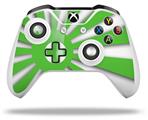 WraptorSkinz Decal Skin Wrap Set works with 2016 and newer XBOX One S / X Controller Rising Sun Japanese Flag Green (CONTROLLER NOT INCLUDED)