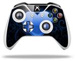 WraptorSkinz Decal Skin Wrap Set works with 2016 and newer XBOX One S / X Controller Glass Heart Grunge Blue (CONTROLLER NOT INCLUDED)