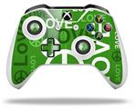 WraptorSkinz Decal Skin Wrap Set works with 2016 and newer XBOX One S / X Controller Love and Peace Green (CONTROLLER NOT INCLUDED)