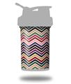 Skin Decal Wrap works with Blender Bottle ProStak 22oz Zig Zag Colors 02 (BOTTLE NOT INCLUDED)