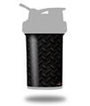 Skin Decal Wrap works with Blender Bottle ProStak 22oz Diamond Plate Metal 02 Black (BOTTLE NOT INCLUDED)