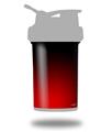 Skin Decal Wrap works with Blender Bottle ProStak 22oz Smooth Fades Red Black (BOTTLE NOT INCLUDED)
