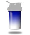 Skin Decal Wrap works with Blender Bottle ProStak 22oz Smooth Fades White Blue (BOTTLE NOT INCLUDED)