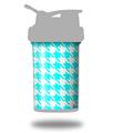 Skin Decal Wrap works with Blender Bottle ProStak 22oz Houndstooth Neon Teal (BOTTLE NOT INCLUDED)