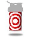 Skin Decal Wrap works with Blender Bottle ProStak 22oz Bullseye Red and White (BOTTLE NOT INCLUDED)