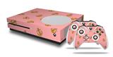 WraptorSkinz Decal Skin Wrap Set works with 2016 and newer XBOX One S Console and 2 Controllers Anchors Away Pink