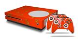 WraptorSkinz Decal Skin Wrap Set works with 2016 and newer XBOX One S Console and 2 Controllers Anchors Away Red