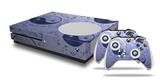 WraptorSkinz Decal Skin Wrap Set works with 2016 and newer XBOX One S Console and 2 Controllers Feminine Yin Yang Blue