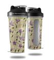 Skin Decal Wrap works with Blender Bottle 28oz Flowers and Berries Purple (BOTTLE NOT INCLUDED)
