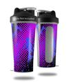 Skin Decal Wrap works with Blender Bottle 28oz Halftone Splatter Blue Hot Pink (BOTTLE NOT INCLUDED)