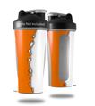 Skin Decal Wrap works with Blender Bottle 28oz Ripped Colors Orange White (BOTTLE NOT INCLUDED)