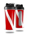 Skin Decal Wrap works with Blender Bottle 28oz Dive Scuba Flag (BOTTLE NOT INCLUDED)