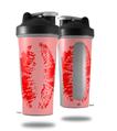 Skin Decal Wrap works with Blender Bottle 28oz Big Kiss Red Lips on Pink (BOTTLE NOT INCLUDED)