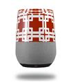 Decal Style Skin Wrap for Google Home Original - Boxed Red Dark (GOOGLE HOME NOT INCLUDED)