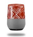 Decal Style Skin Wrap for Google Home Original - Wavey Red Dark (GOOGLE HOME NOT INCLUDED)
