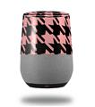 Decal Style Skin Wrap for Google Home Original - Houndstooth Pink on Black (GOOGLE HOME NOT INCLUDED)