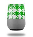 Decal Style Skin Wrap for Google Home Original - Houndstooth Green (GOOGLE HOME NOT INCLUDED)
