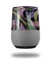 Decal Style Skin Wrap for Google Home Original - Neon Swoosh on Black (GOOGLE HOME NOT INCLUDED)