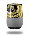 Decal Style Skin Wrap for Google Home Original - Alecias Swirl 02 Yellow (GOOGLE HOME NOT INCLUDED)