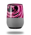 Decal Style Skin Wrap for Google Home Original - Alecias Swirl 02 Hot Pink (GOOGLE HOME NOT INCLUDED)