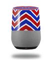 Decal Style Skin Wrap for Google Home Original - Zig Zag Red White and Blue (GOOGLE HOME NOT INCLUDED)