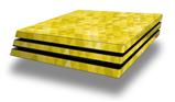 Vinyl Decal Skin Wrap compatible with Sony PlayStation 4 Pro Console Triangle Mosaic Yellow (PS4 NOT INCLUDED)